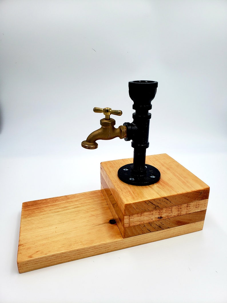 Liquor Dispenser Single Bottle Man Cave Industrial Decor Etsy