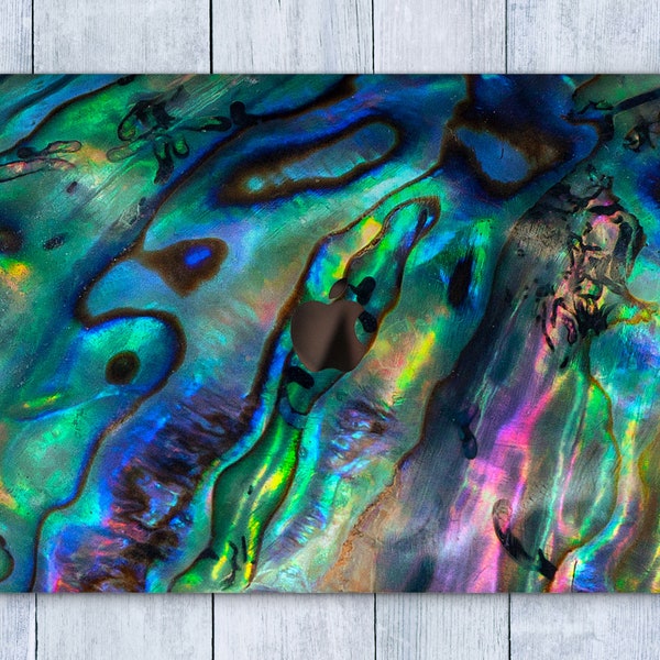 Skin MacBook Pro 15″ Retina Touch Bar – Abalone Swirl Blue – Itsaskin