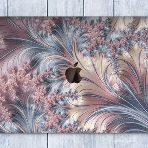 Rose gold abstract macbook pro 13 cover fractal print macbook pro 16 skin 13 inch macbook air  apple mac decal 12 sticker retina 15 in vinyl