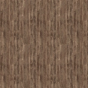 Northcott Fabric - Wood Planks Brown Cotton Fabric by the Yard or Selected Length  - 25385-34