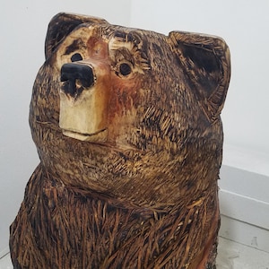 Bear Chainsaw Carving