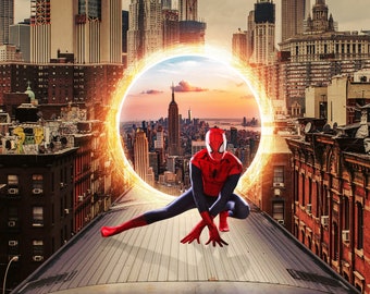 Superhero Multiverse Digital Background Digital Backdrop - Etsy