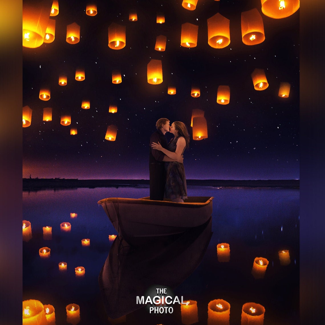 Enredado Rapunzel Sky Lanterns Fondo digital Telón de fondo Etsy