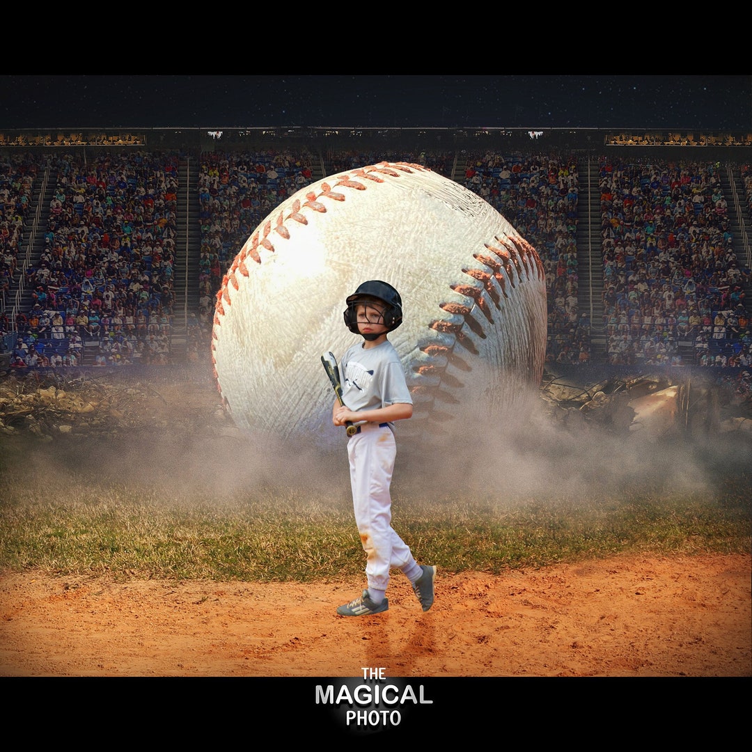 Baseball Digital Background, Digital Backdrop, Photography, for