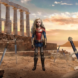 Superhero, Battlefield, Digital Background, Digital Backdrop, for Composite Photoshop, Overlay, Warrior, Sword, Cosplay, Superhero theme.