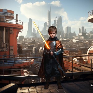 Sci-Fi, Wars Digital Background, Digital Backdrop, for Composite Photoshop, Overlay, Cosplay, Futuristic, Planet, Sci-Fi City, Star theme.