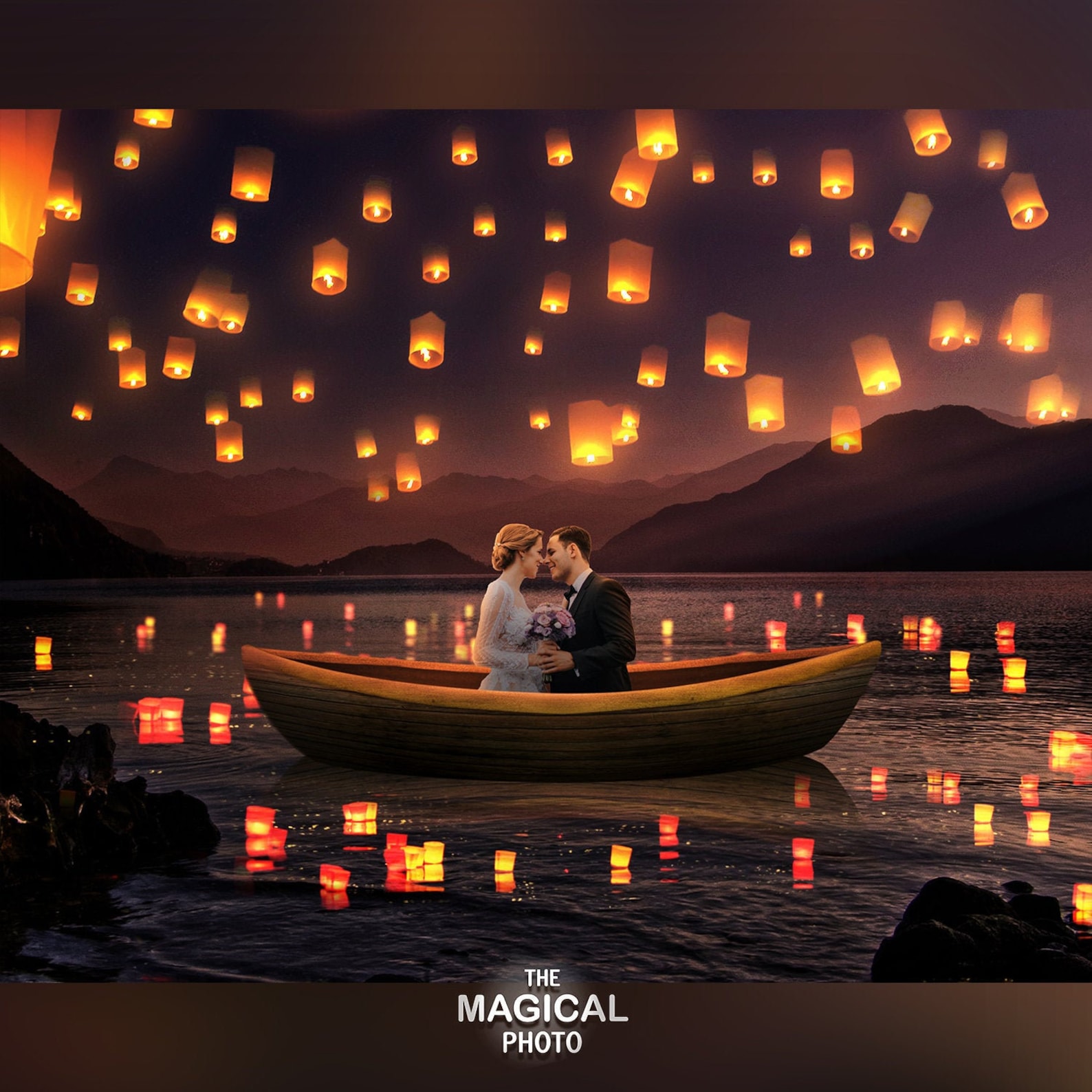 Tangled Rapunzel Sky Lanterns Digital Background Digital Etsy
