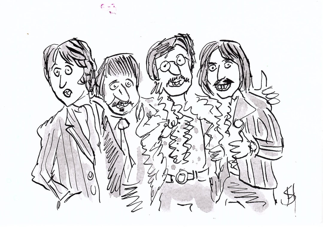 The Beatles what A Great Band love Them Etsy