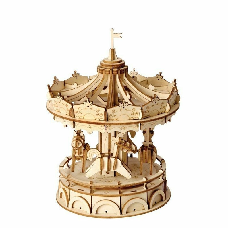 Carrusel De Feria Vintage Modelo Merry Go Round Juguete De Carrusel De Feria Vintage Modelo Merry Go Round Juguete De