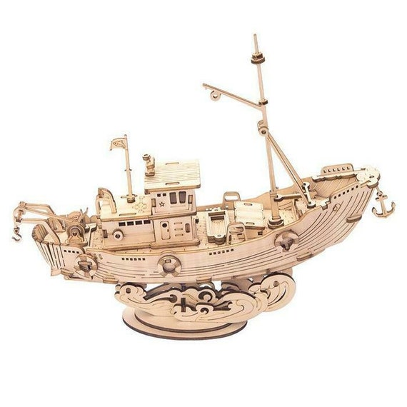 DIY 3D Schiff Modellbausatz Holz Puzzle Schiffsmodell Bausätze Schiff Spielzeug DIY 3D Schiff Modellbausatz Holz Puzzle Schiffsmodell Bausätze Schiff Spielzeug