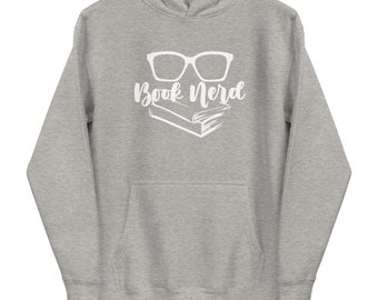 Unisex Hoodie, Nerdy Hoodie, Nerdy Geschenk, Buchliebhaber Geschenk