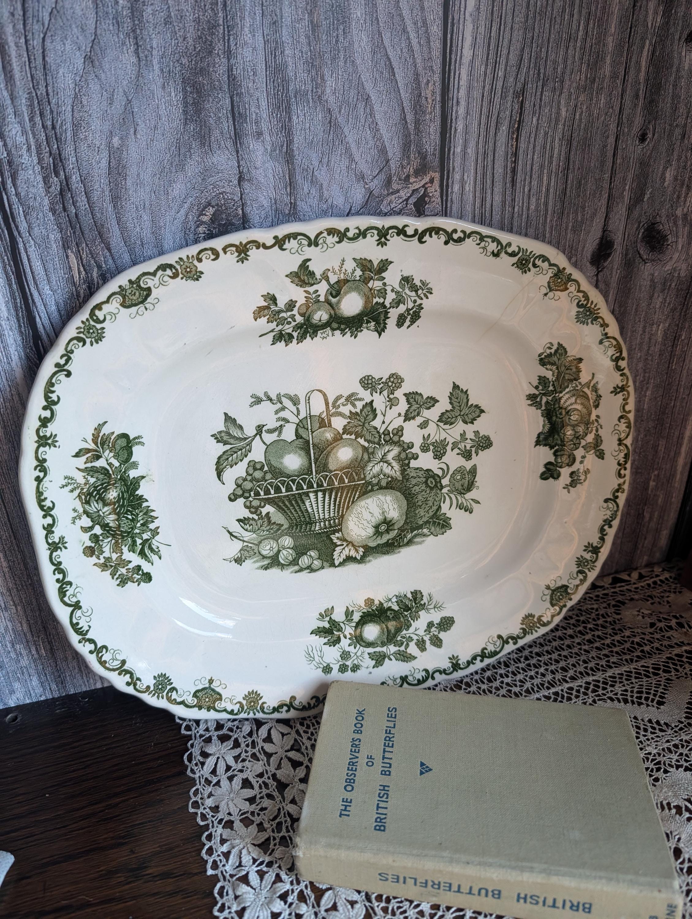 【専用 】Mason's フルーツバスケット グリーン 22cmプレート 2枚 Masons Fruit Basket Plate - Etsy