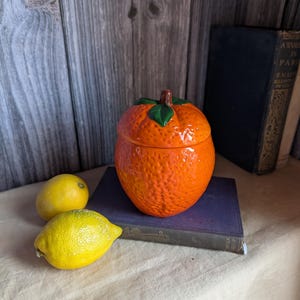 Vasetto per marmellata vintage a forma di arancia