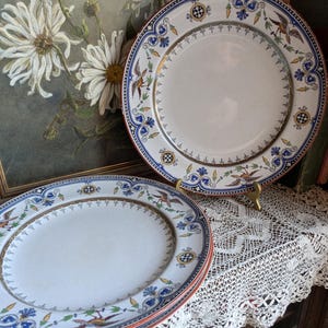 Antique Minton plates &#39;Berlin Bird&#39;