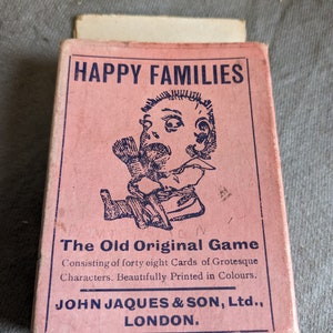 John Jaques & Son Ltd 1910 edition of Happy Families (Complete)