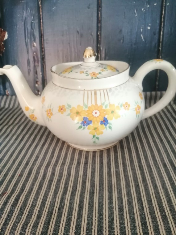 Bridgwood Patented Non Drip Teapot Etsy