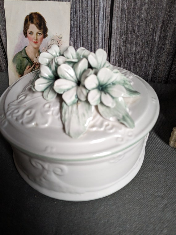 Italian large porcelain trinket box - image 7