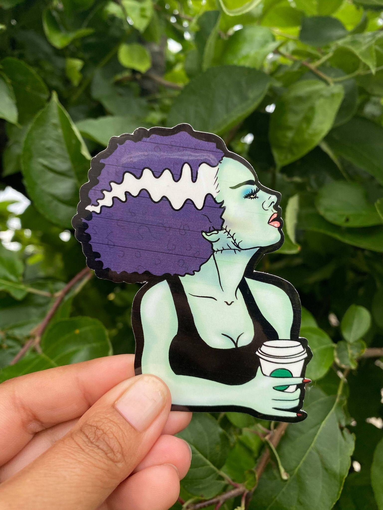 Horror Sticker Bride of Frankenstein Frankenstein Fridge - Etsy Horror Sticker Bride of Frankenstein Frankenstein Fridge - Etsy