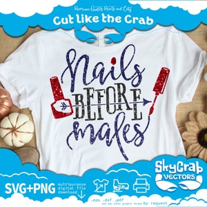 Nail Tech SVG, PNG, Nagels voor mannen manicure citaat svg, vector decal cricut silhouet cameo shirt wall art print graveren