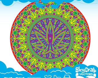 Download Marijuana Mandala Etsy