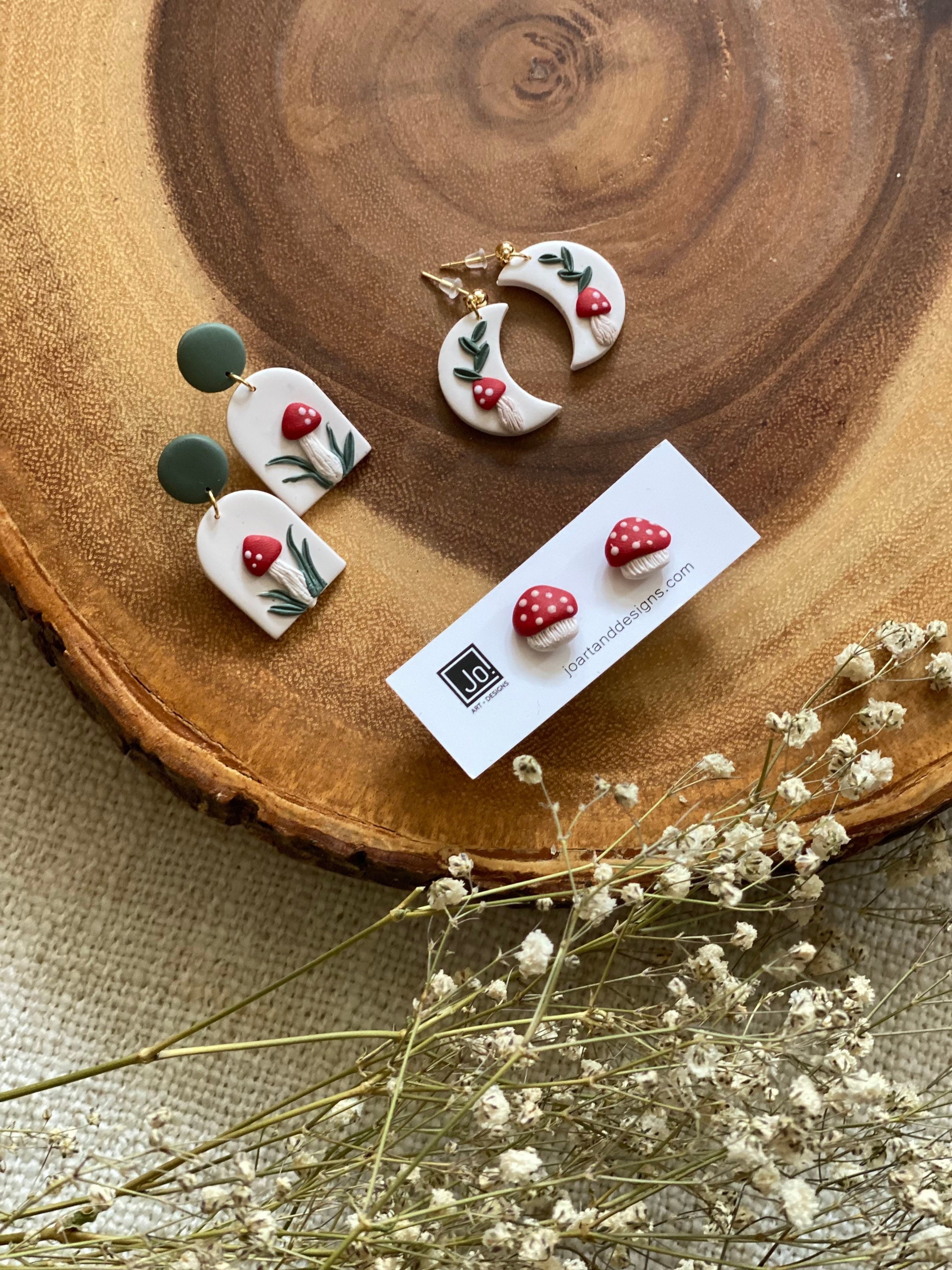 Sculpey Earrings Etsy Canada
