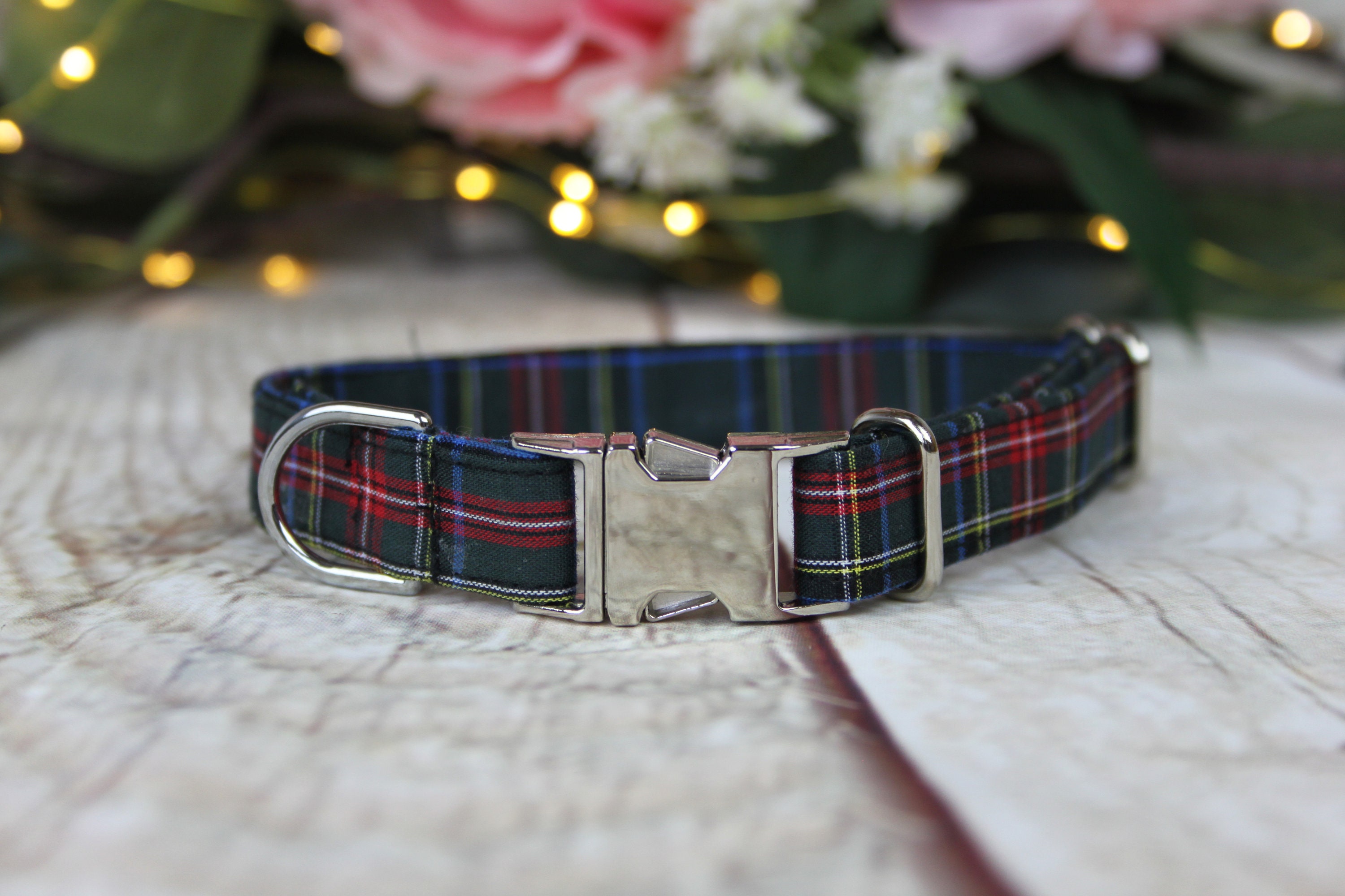 tartan kitten collar