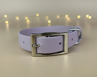 Dog Collar in Lilac/Traditional Style BioThane ®