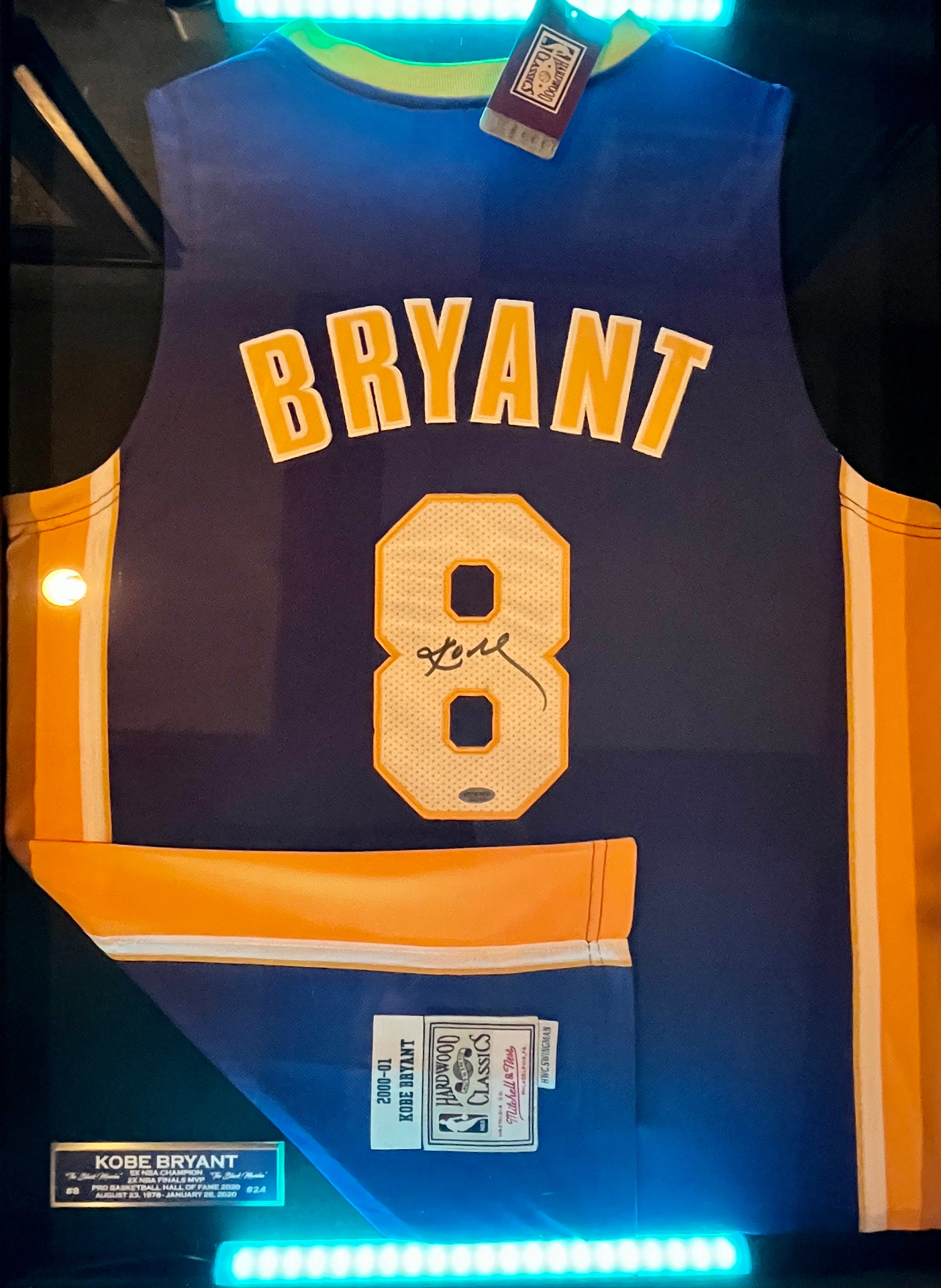 Autographed/Signed Kobe Bryant #8 Los Angeles LA Blue Retro Basketball  Jersey PSA/DNA COA at 's Sports Collectibles Store