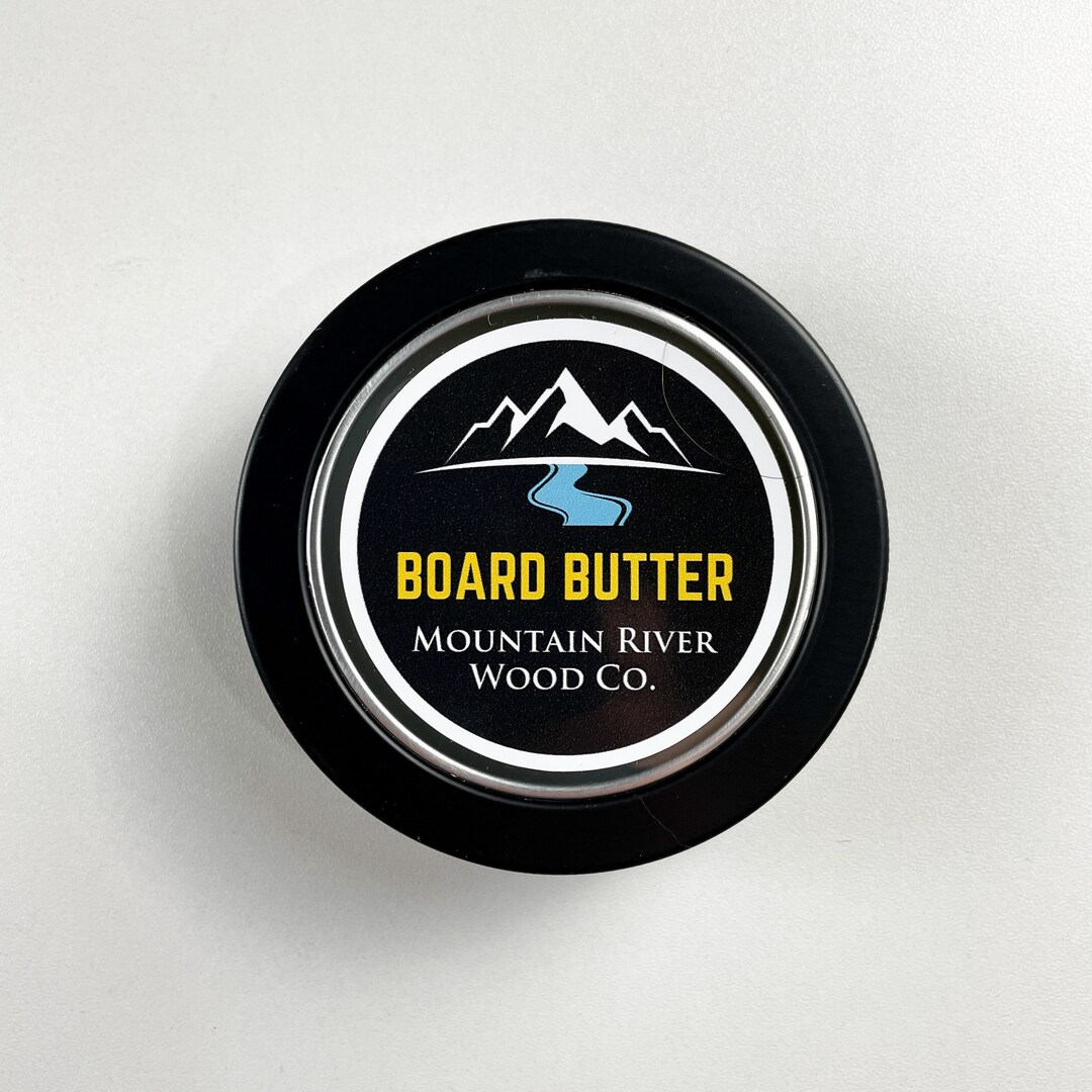 Board and Spoon Wood Wax 2 Oz Organic Beeswax and Mineral Oil Conditioner  and Wood Butter, Made in USA 