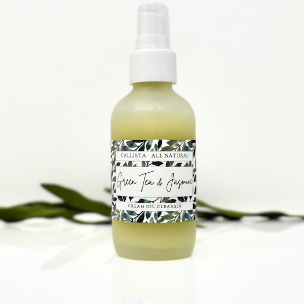 Cream Oil Cleanser | Green Tea & Jasmine | Sensitive Skin | Dry Skin | Anti Aging