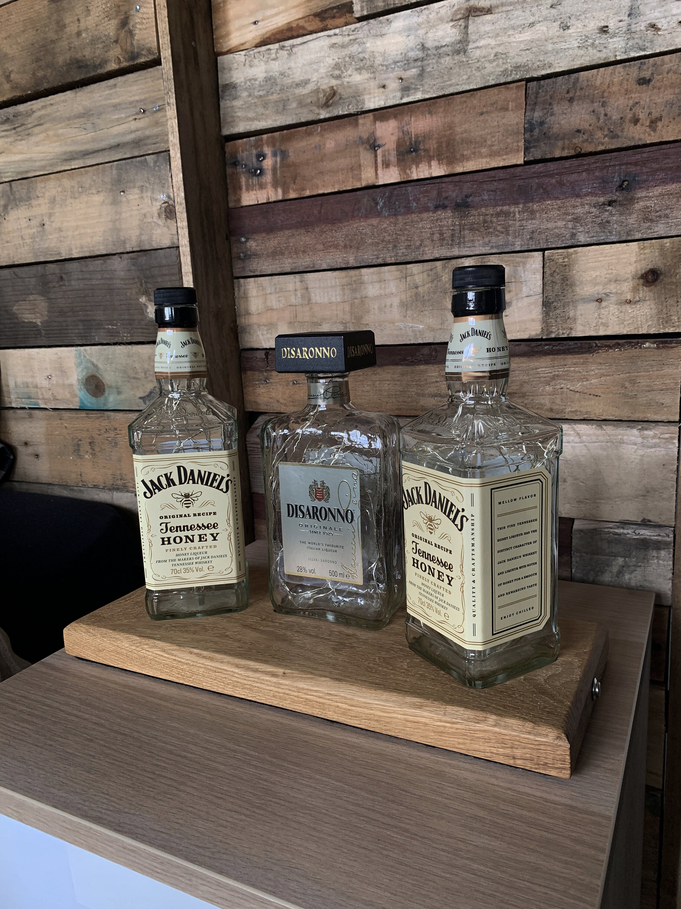 Unique Jack Daniels Honey & Disaronno Amaretto Bottle Lamp Etsy