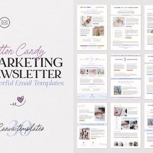 Marketing Newsletter Templates | Custom Digital Marketing Email Newsletter Design | Editable Newsletter Templates | Chic Newsletter Bundle