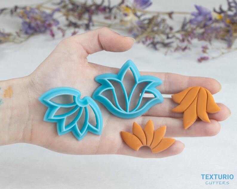 Flower Polymer Clay Cutter I Texturio Cutters for Polymer Clay Etsy