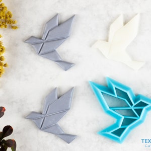 Dove polymer clay cutter I Texturio clay cutters for polymer clay I Cutter for clay cutter set I Polymer clay tools