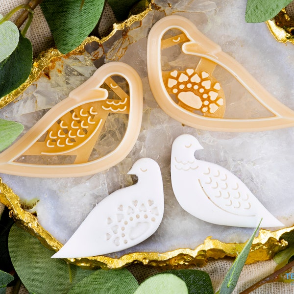 Bird Cutter I Animal Cutter I Polymer Clay Cutter Set I Texturio Clay Earring Cutter I Polymer Clay Tools I Craft Cutter I Polymer Clay Mold