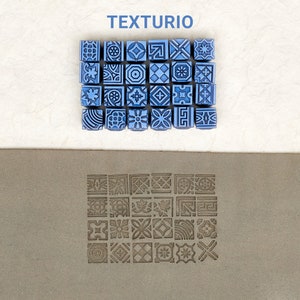 Francobolli in ceramica Texturio, Strumenti in argilla polimerica, Timbro sapone, Strumenti in ceramica per scolpire in argilla, Timbri in argilla, piccoli francobolli europei