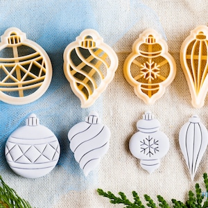 Christmas clay cutters I Texturio polymer clay cutter for polymer clay I Clay earring cutters for clay cutter set I Polymer clay tools