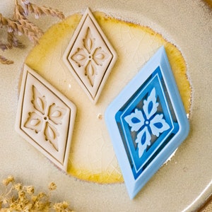 Art Deco Earring Cutters I Polymer Clay Cutter I Texturio Clay Earring Cutter I Polymer Clay Tools I Craft Cutter I Polymer Clay Mold