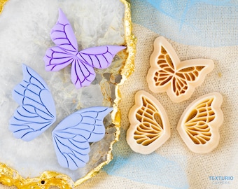 Butterfly Cutter I Polymer Clay Cutter Set I Texturio Clay Earring Cutter I Polymer Clay Tools I Craft Cutter I Polymer Clay Mold