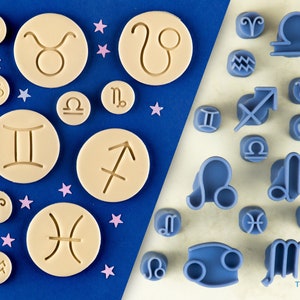 Outils en argile polymère Texturio Zodiac, Timbres en argile pour outils de poterie, Timbre de poterie, Timbre de gaufrage en argile, Outils de poterie