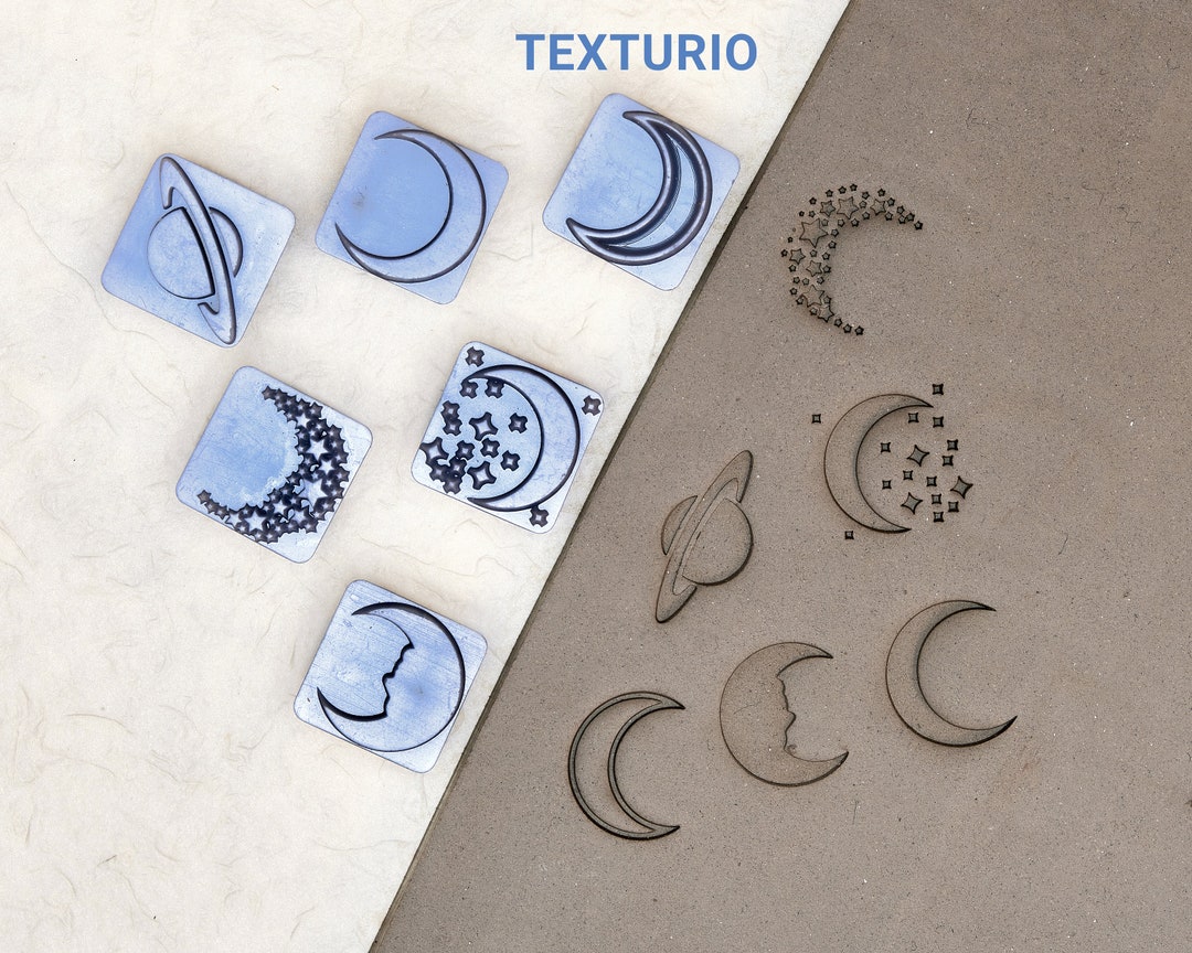 Texturio Stamps for Pottery Pottery Stamps Polymer Clay Etsy