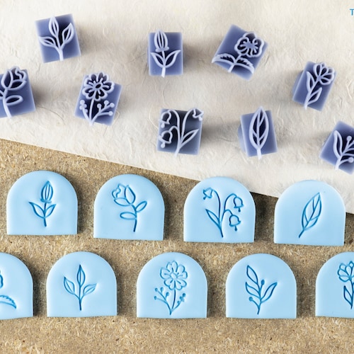 Texturio Stamps for Pottery Pottery Stamps Polymer Clay Etsy