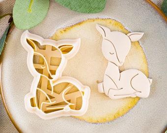 Doe Animal Cutter I Polymer Clay Cutter I Texturio Polymer Clay Earring Cutter I Polymer Clay Tools I Craft Cutter I Polymer Clay Mold