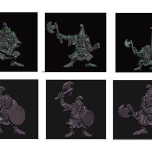 Fabelzel's Hobgoblin Wolf Riders (QTY 3) With Hand