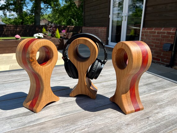 Headphone Stand Hardwood