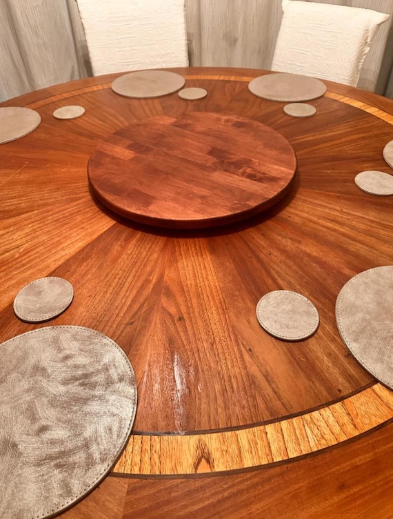 Lazy Susan Upcycled with choice of coloured wax finish