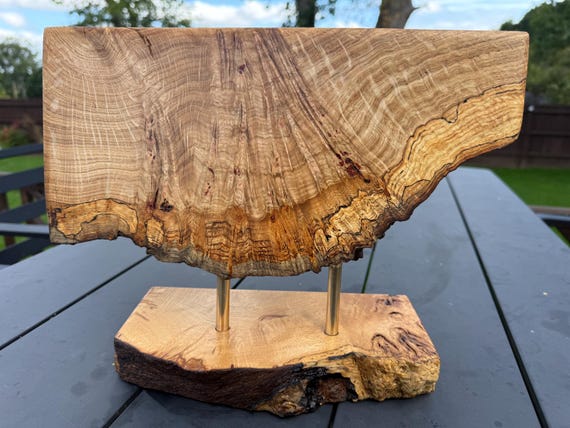 Magnetic Knife Block Burr Oak