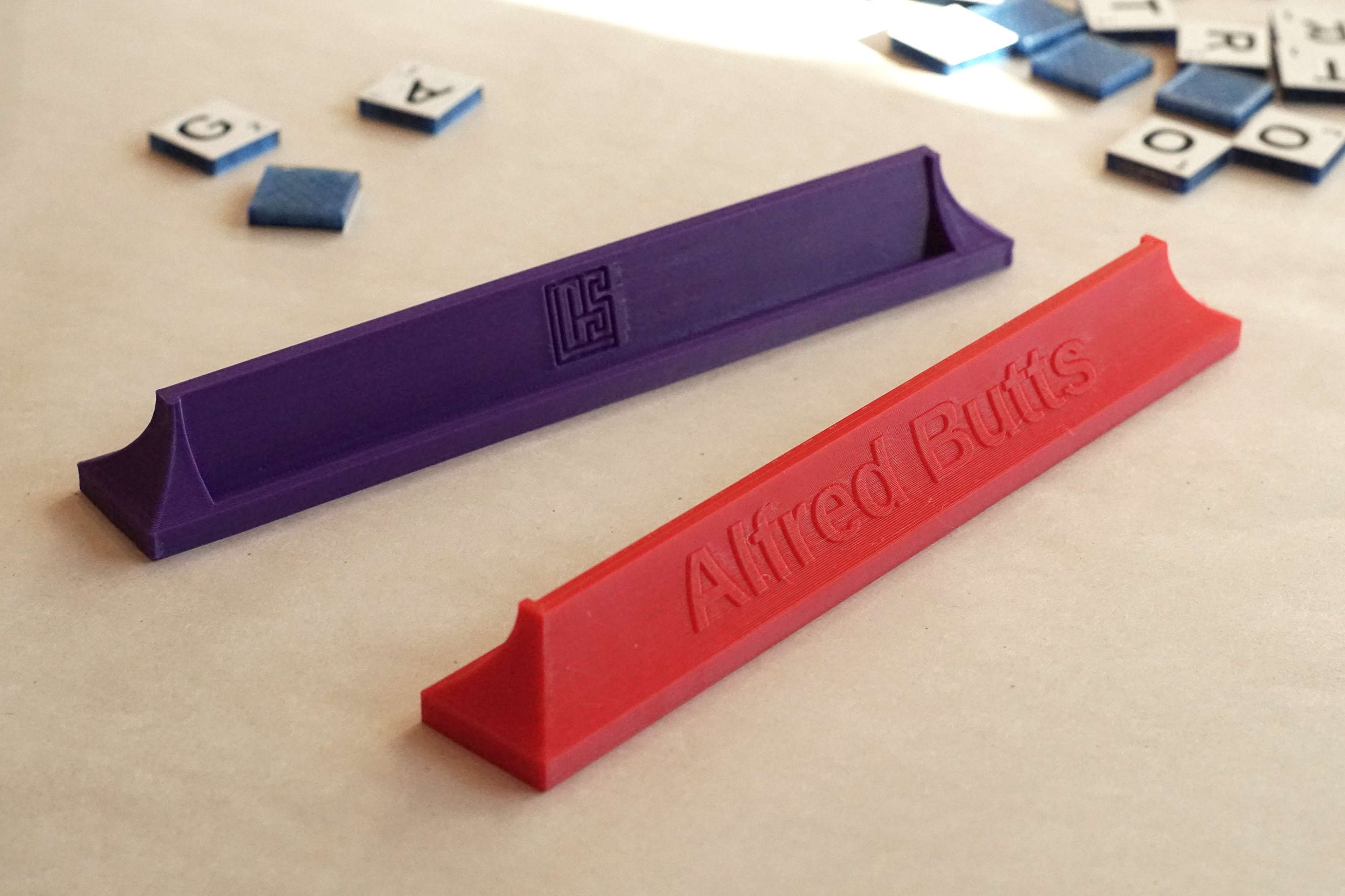 3D Printed Personalised Scrabble Tile Rack / Holder / Words Etsy 日本