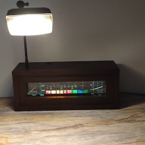 Automotive lamp Polonez Speedometer Lamp – Automotive Car Part Desk Light – Handmade Industrial Decor