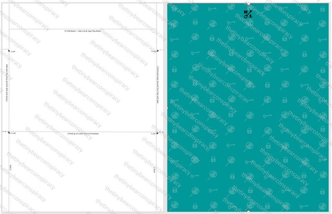Printable Greeting Card Envelope Any Occasion - Etsy